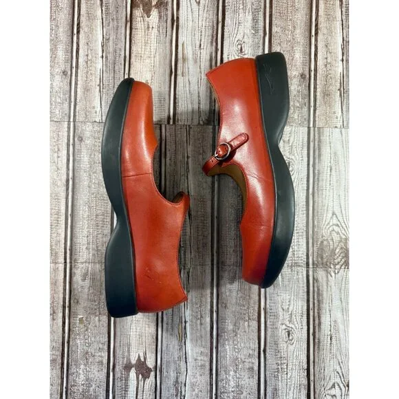 Dansko Diana Mary Jane Leather Round Toe Buckle Strap Shoes sz 42 / 11.5 - 12 US - Picture 2 of 7